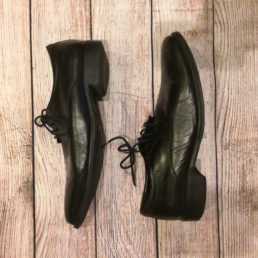 Kenneth Cole NY Fresh Air Men US 11 Black Oxford - Picture 6 of 8